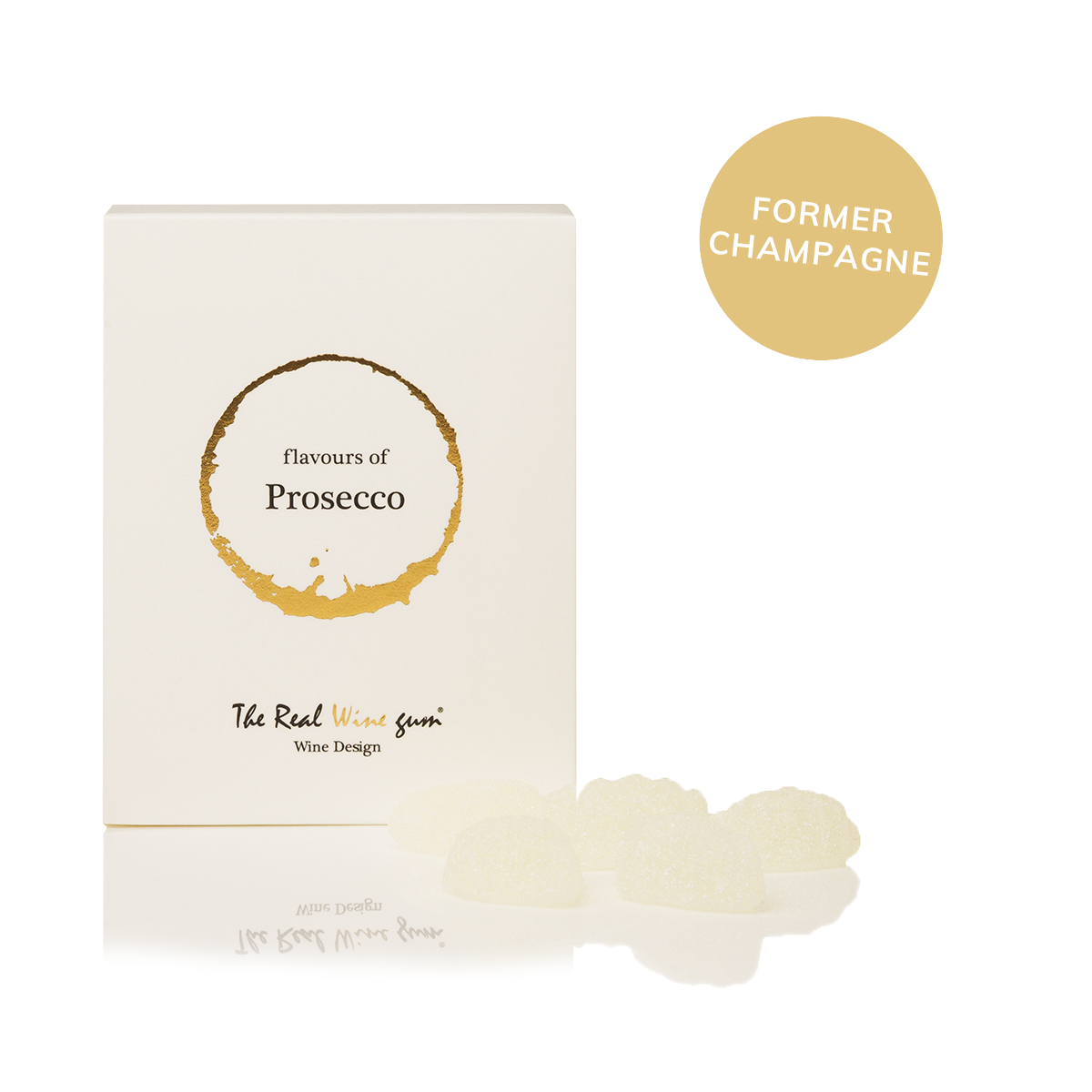 Heerlijke, alcoholvrije wine gums van Vinoos met de smaak van prosecco